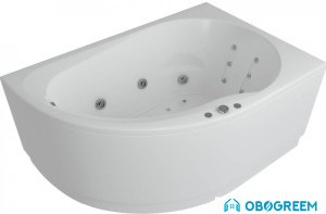 Ванна Aquatek Вирго 150x100R (с экраном и каркасом)