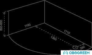 Ванна Eurolux Вавилон 170x118