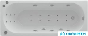Ванна Aquatek Оберон 170x70 R (с экраном)