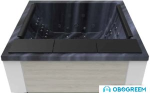 Ванна Aquavia Spa Quantum (pearl shadow/butterfly woodermax)