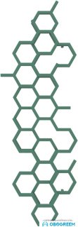 Дизайн-радиатор Terma HEX 1700x573