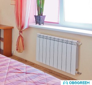 Алюминиевый радиатор Halsen 500/80 (4 секции)
