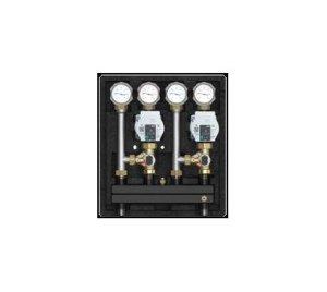 Meibes Насосно-смесительный модуль Kombimix 2MK с насосом Grundfos UPM3 70 (без сервоприводов)