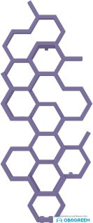 Дизайн-радиатор Terma HEX 1220x486