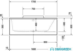 Ванна Duravit DuraStyle 700297000000000