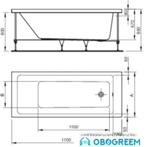 Ванна Ideal Standard Strada 170x70 [K261201]