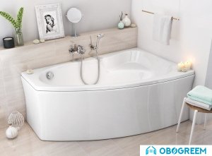 Ванна Cersanit Sicilia 160x100 L (с ножками) S301-036