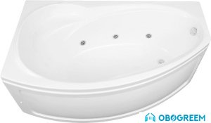 Ванна Aquanet Jersey 170x90 L (с каркасом и экраном)