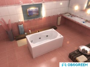 Ванна BAS Кэмерон Стандарт Плюс 120x70 (каркас)