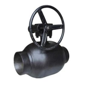 Приварной стальной шаровой кран Dn 200/200 под редуктор PN25, L-460 11c337п Breeze