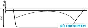 Ванна Jika Clavis 150x70 Standart [2.3249.1.000.670.1]