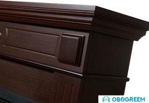 Портал Firelight Bianco 25 (шпон темный дуб)