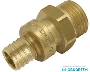 Фитинг KAN Соединитель 18x2.5 G1/2 1110045011