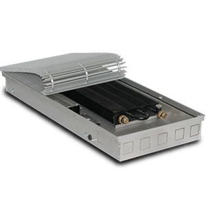 Внутрипольный конвектор PrimoClima PCVM90-1500 с вентилятором, решетка из алюминия анодированного в натуральный цвет