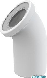 Фитинг Alcaplast Колено для унитаза 45 гр. A90-45