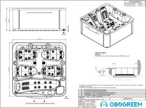 Ванна Aquavia Spa Nice (sterling/graphite woodermax)