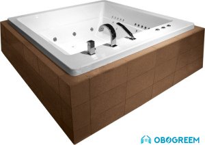 Ванна Balteco Quadrum S6 178x178