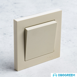Радиовыключатель HiTE PRO BASE-1F (с фиксацией клавиши при включении) (белый, бежевый, графит, карбон)