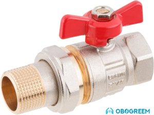 Запорная арматура AV Engineering Шаровой кран бабочка НР-ВН 1/2" AVE094012