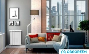 Алюминиевый радиатор Теплоприбор АР1-500 (6 секций)