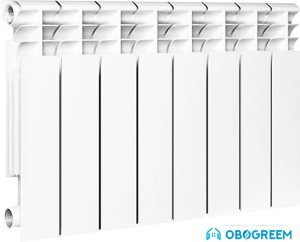 Алюминиевый радиатор Halsen 350/80