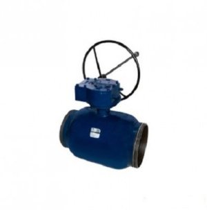 Кран шаровой приварной W3530 DN400 PN 25 с редуктором Dendor