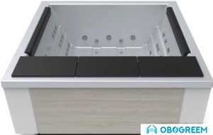 Ванна Aquavia Spa Quantum (silver/butterfly woodermax)
