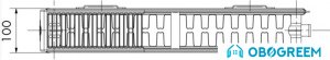 Стальной панельный радиатор Terra teknik 22 НП 300x1200