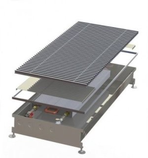 Внутрипольный конвектор без вентилятора COIL-PMW115 2500 L
