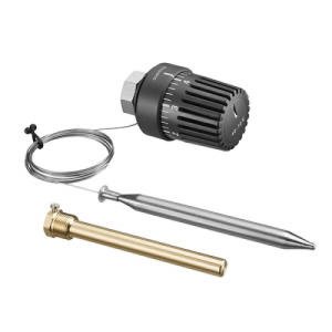 Головка термостатическая Oventrop Tri-D - M30x1.5 (40-70°C, с погружным датчиком 2 м., цвет черный)