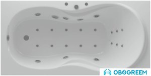 Ванна Aquatek Мартиника 180x90 (с экраном и каркасом, слив слева)