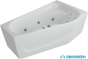 Ванна Aquatek Медея 170x95 (2 экрана и каркас, слив справа)