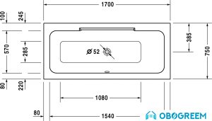 Ванна Duravit DuraStyle 700297000000000