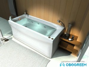 Ванна Aquatek Альфа 150x70 (с экраном и каркасом, слив слева)
