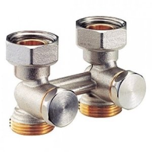 Узел нижнего подключения прямой, для двухтрубных систем 3/4″F x 3/4″E Giacomini (Джакомини) R387 в Могилеве