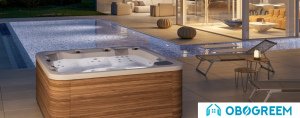Ванна Aquavia Spa Feel (white/walnut woodermax)