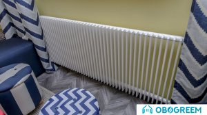 Стальной трубчатый радиатор КЗТО Параллели В 1-750-4 шаг 25 (центральное подключение)