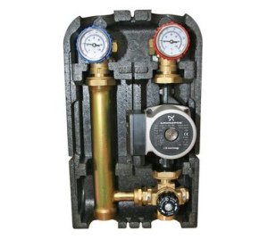 BARBERI Насосная группа со смесителем G1F-G1 1/2 M с насосом Grundfos UPSO 25-65