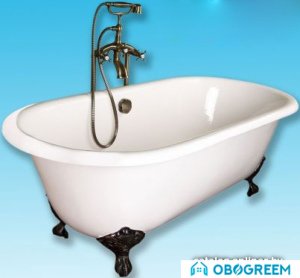 Ванна Elegansa Gretta 170x75 (ножки бронза)