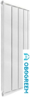 Алюминиевый радиатор Silver 1200 (10 секций, белый)