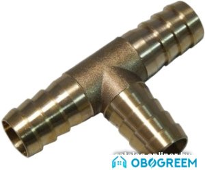 Фитинг FORSAGE Разветвитель Т-образный елочка 14 мм F-E102-6/5