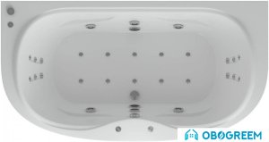 Ванна Aquatek Мелисса 180x95 (с каркасом и экраном)
