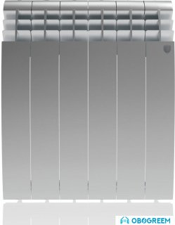 Алюминиевый радиатор Royal Thermo Biliner Alum 500 Silver Satin (6 секций)