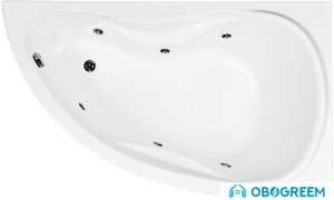 Ванна Aquanet Maldiva 150x90 R