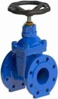 Задвижка чугунная аналог МЗВГ VOC4251H Ду 100 Ру25 фланец 110°C
