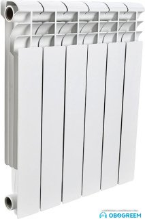 Алюминиевый радиатор Rommer Profi 350 (8 секций)