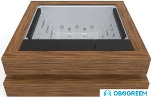 Ванна Aquavia Spa Cube (silver/walnut)