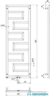 Полотенцесушитель Марио Талия 150x50