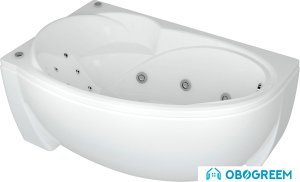 Ванна Aquatek Бетта 160х95 с гидромассажем (правая)