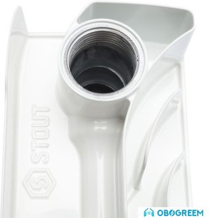 Биметаллический радиатор Stout Space 500 Bimetal (4 секции)